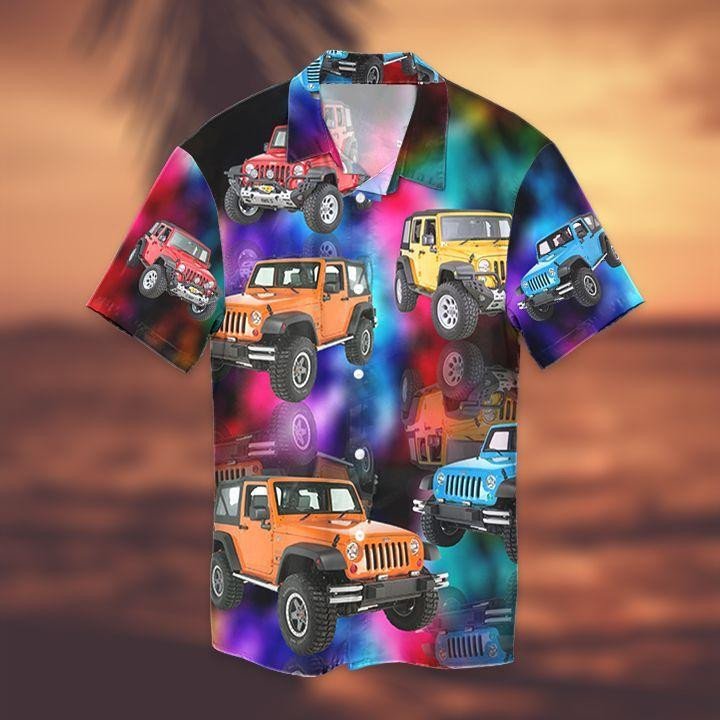 Hawaiian Aloha Shirts Jeep Amazing Colorful
