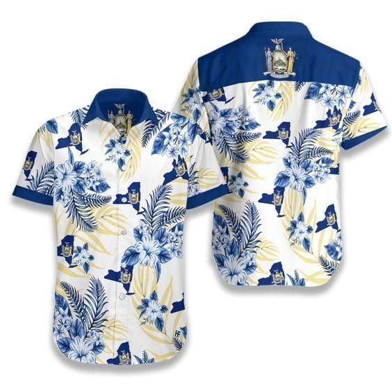 Hawaiian Aloha Shirts New York Proud
