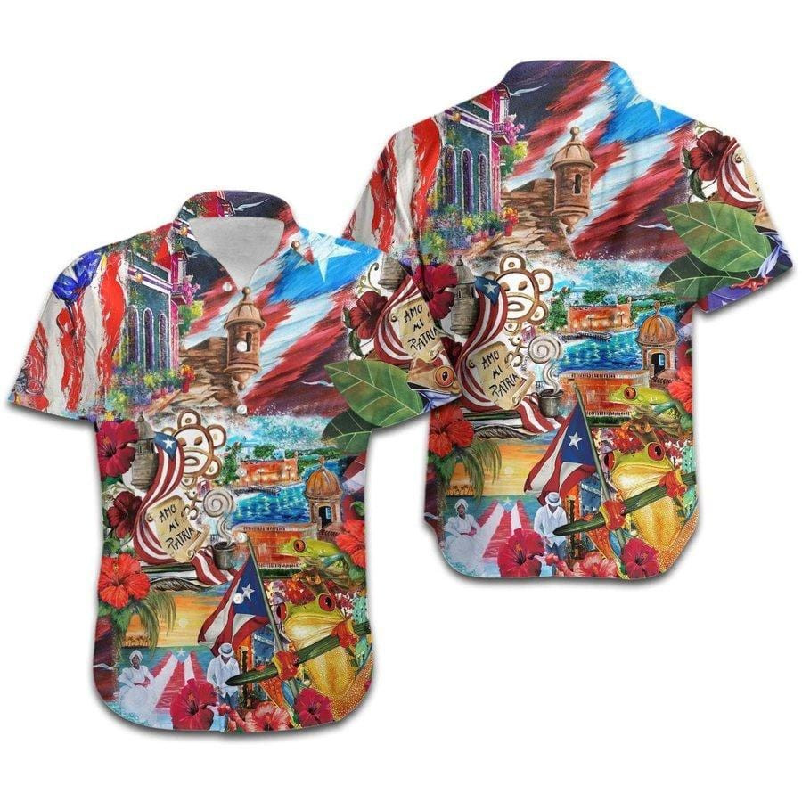 Hawaiian Aloha Shirts Puerto Rico Aesthetic