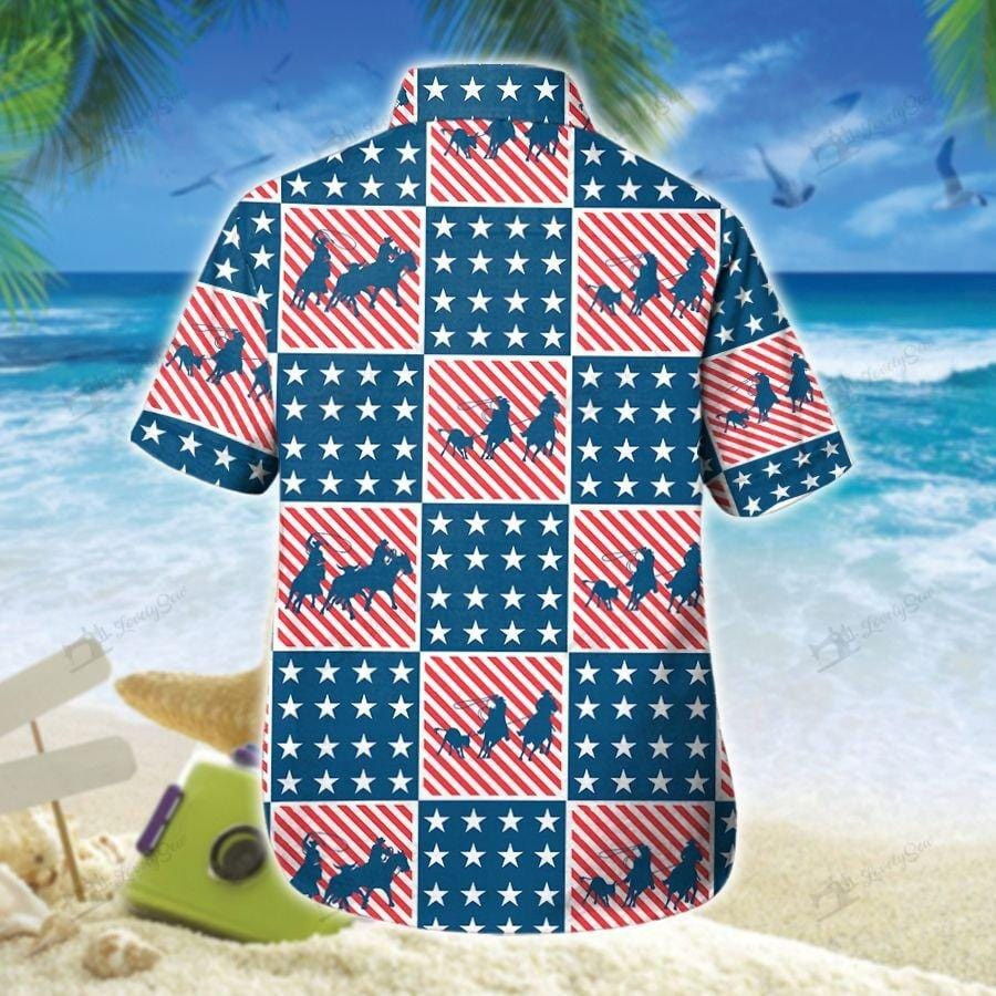 Hawaiian Aloha Shirts Team Roping America