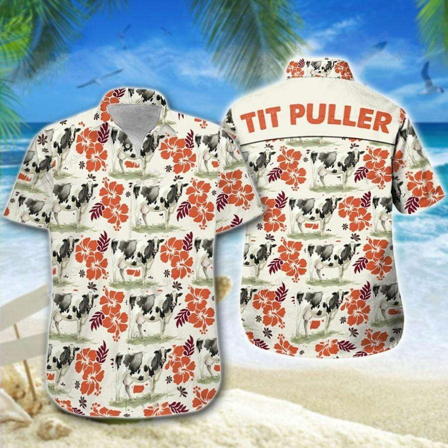 Hawaiian Aloha Shirts Tit Puller Hibiscus