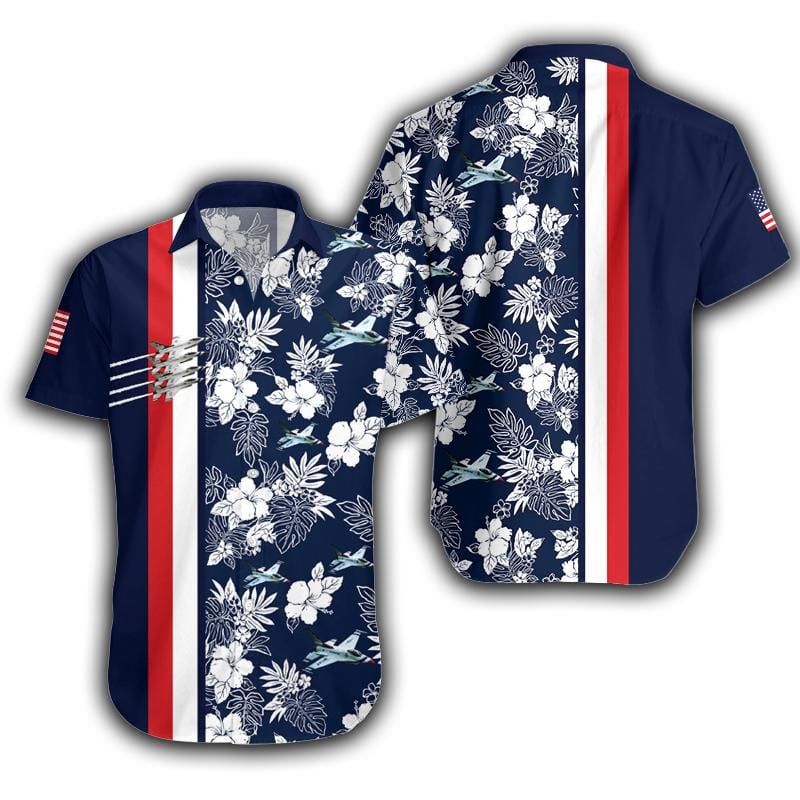 Hawaiian Aloha Shirts Us Air Force Thunderbirds 20621L