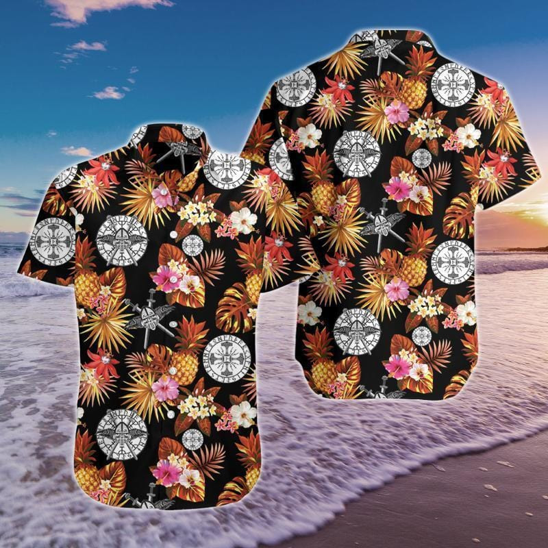 Hawaiian Aloha Shirts Viking Tropical
