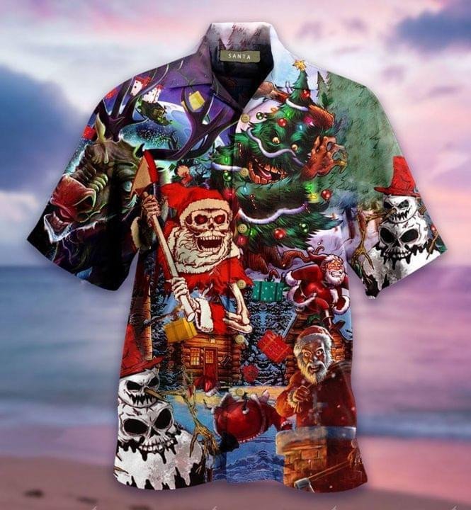 Here Comes Santa Claus Hawaiian Shirt Unisex Adult Hw2175