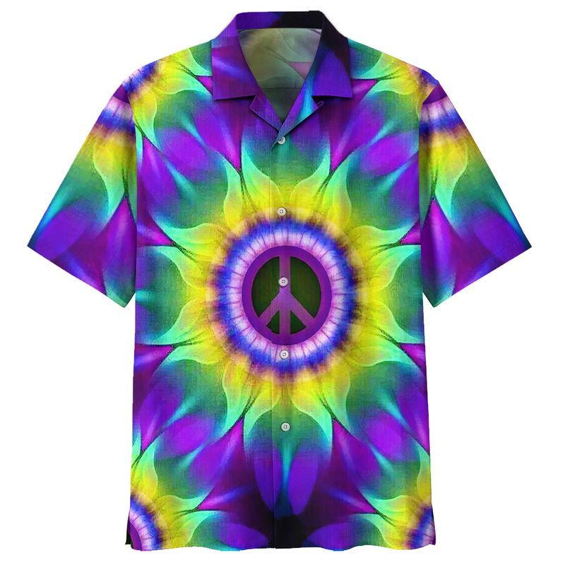 Hippie Beach Hawaiian Shirt  Unisex  Adult  Hw4626
