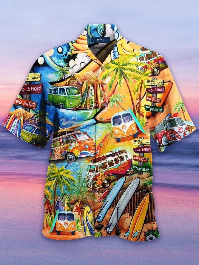 Hippie Bus Hawaiian Shirt Unisex Adult Hw2359