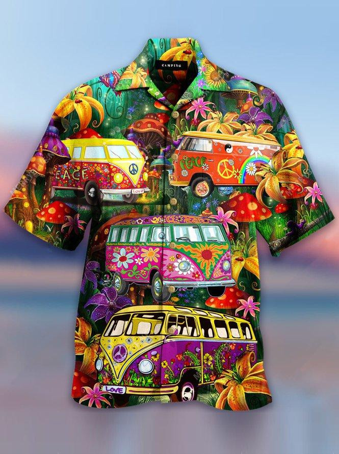 Hippie Bus Hawaiian Shirt Unisex Adult Hw2419