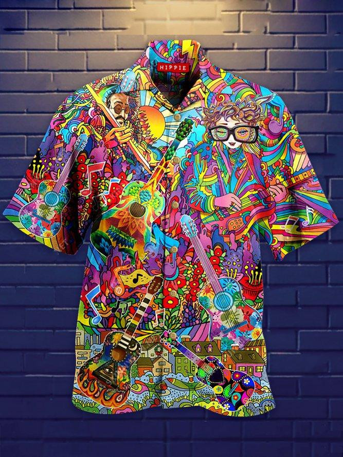 Hippies Hawaiian Shirt  Unisex  Adult  Hw2378