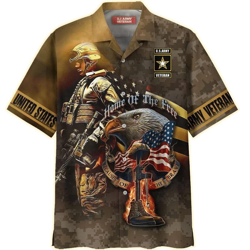 Home Of The Free Hawaiian Shirt  Unisex  Adult  Hw3423
