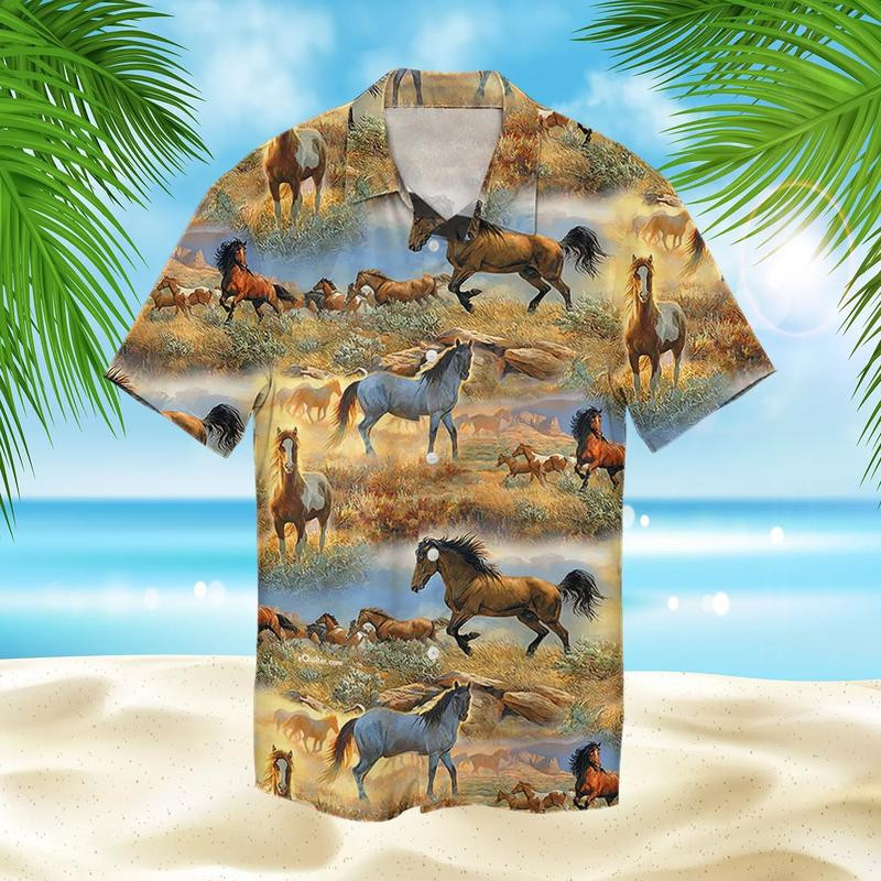 Horse Hawaiian Shirt  Unisex  Adult  Hw5030