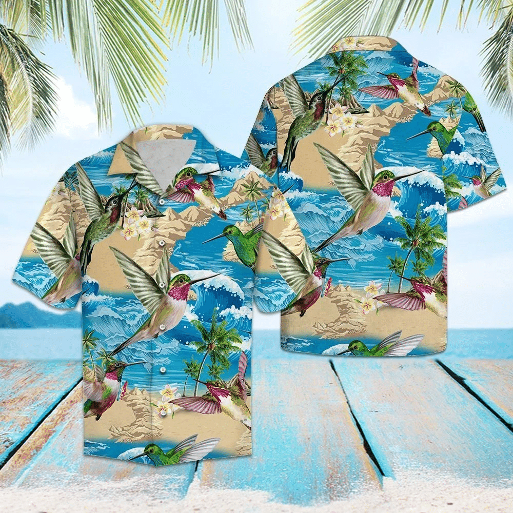 Hummingbird Hawaiian Shirt  Unisex  Adult  Hw1117