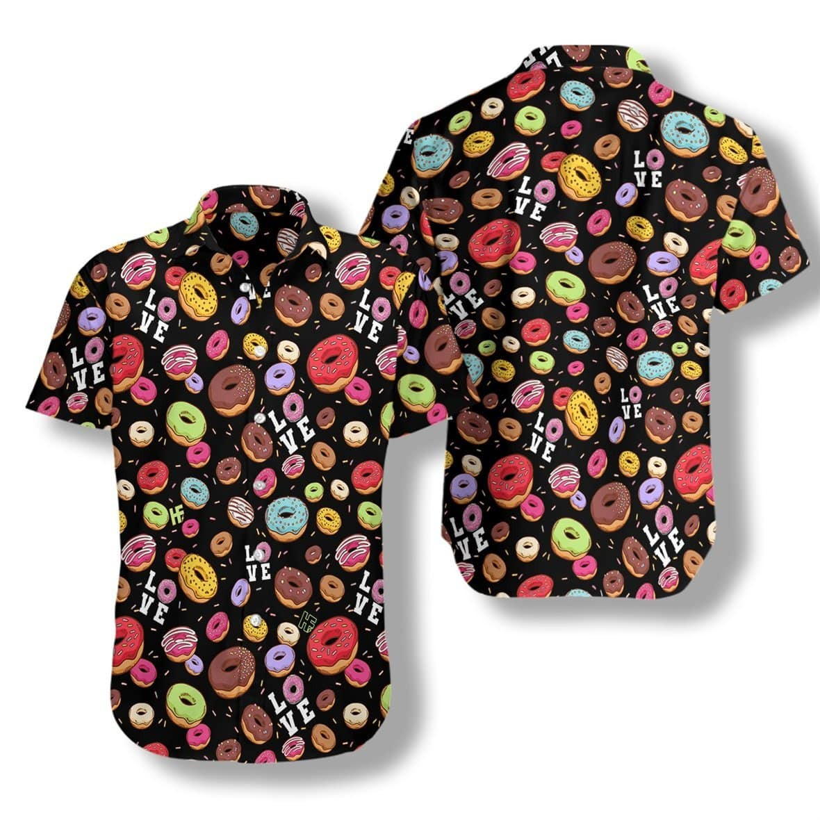 I Love Donut For National Doughnut Day Aloha Hawaiian Shirt H