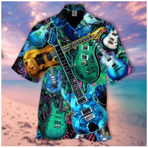 I Want Is Guitar Hawaiian Shirt  Unisex  Adult  Hw3387