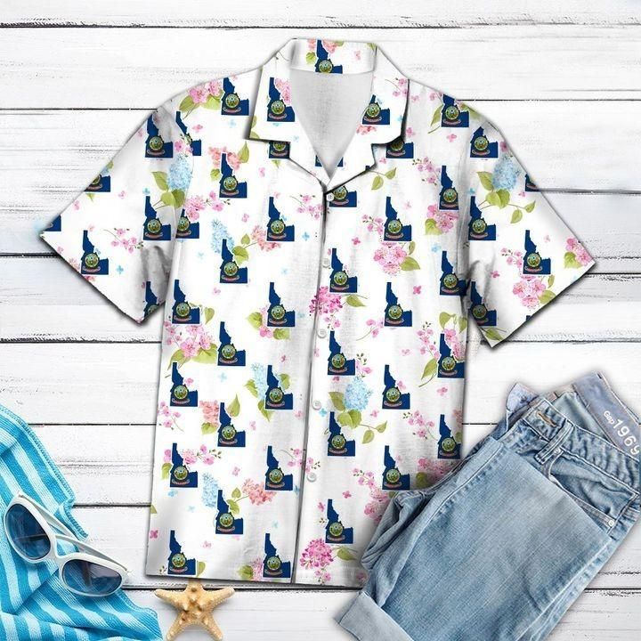 Idaho Syringa Hawaiian Shirt  Unisex  Adult  Hw1377