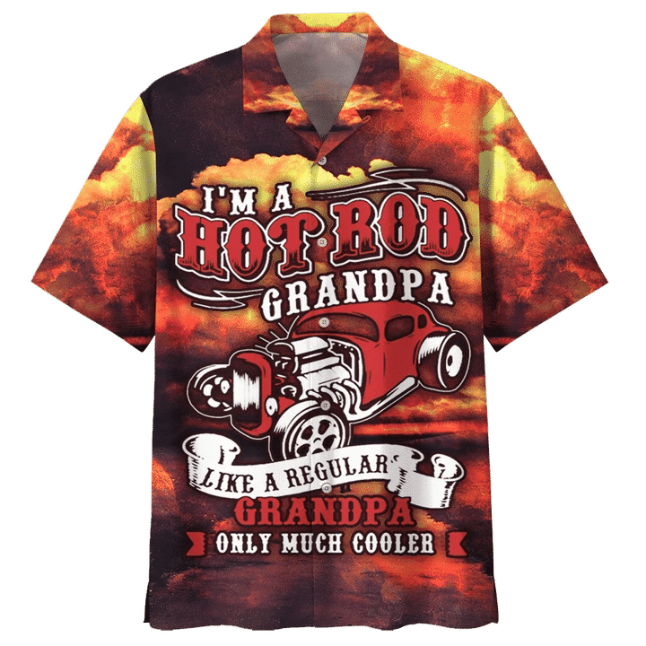 Im A Hot Rod Grandpa Hawaiian Shirt  Unisex  Adult  Hw3889