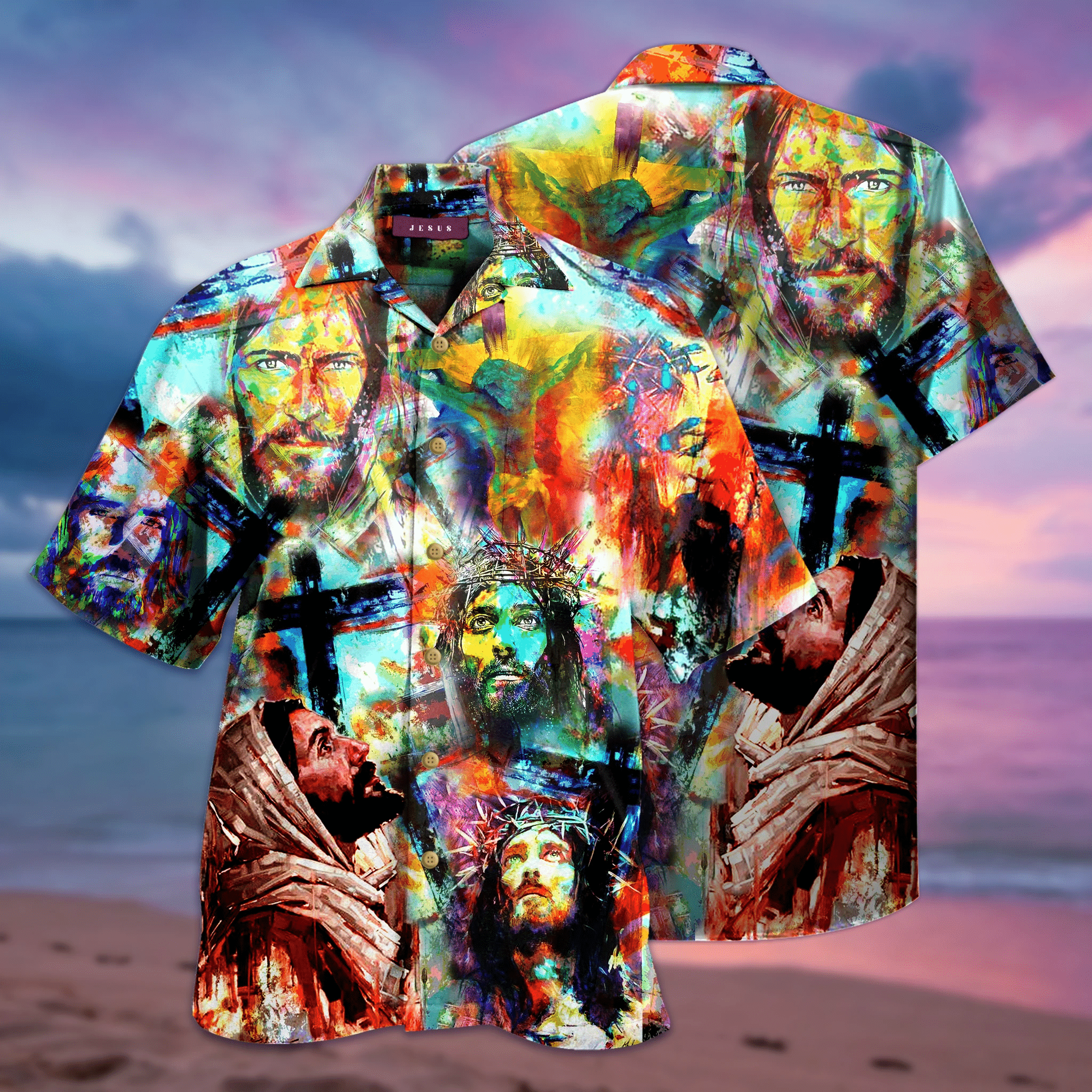 In The Name Of Jesus Hawaiian Shirt  Unisex  Adult  Hw1739