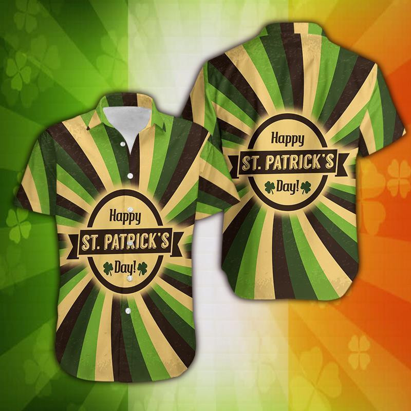 Irish Saint Patricks Day Hawaiian Shirt  Unisex  Adult  Hw2207