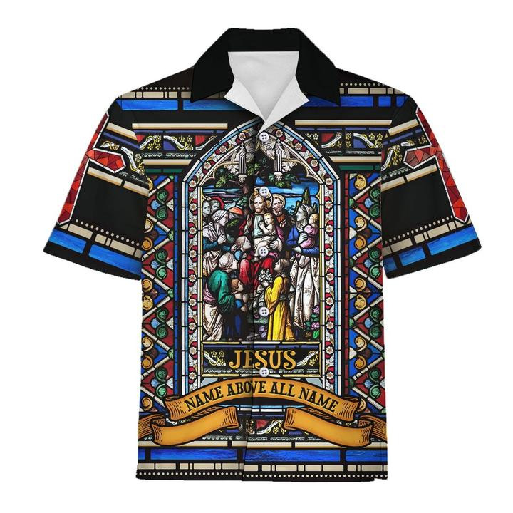 Jesus Name Above Name Hawaiian Shirt  Unisex  Adult  Hw5321