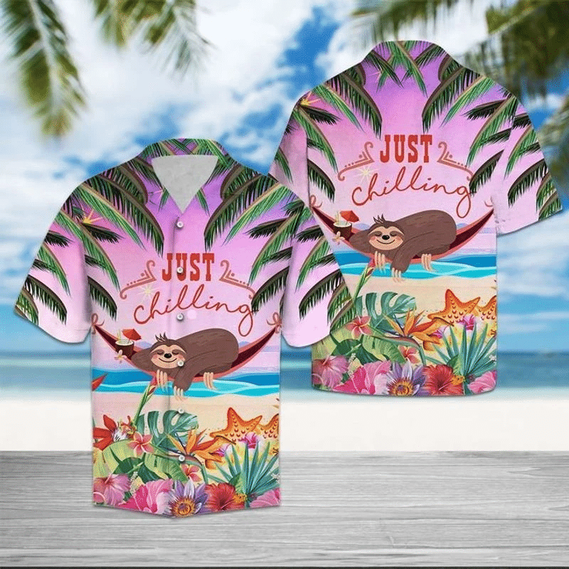 Just Chilling Hawaiian Shirt  Unisex  Adult  Hw3904