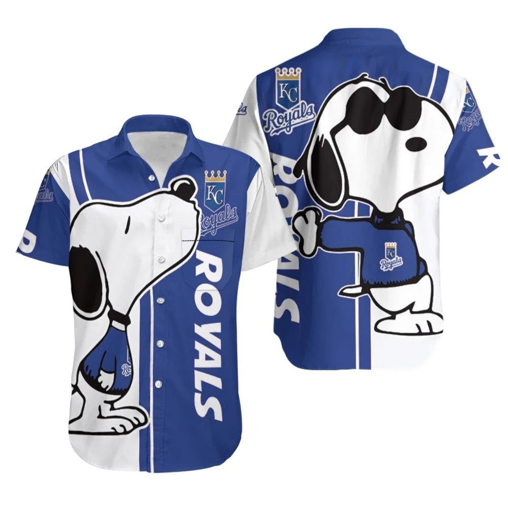 Kansas City Royals Snoopy Lover 3D Printed Hawaiian Shirt Combo Beach
