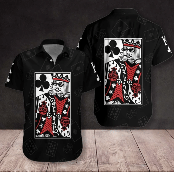 King Card Hawaiian Shirt  Unisex  Adult  Hw6001