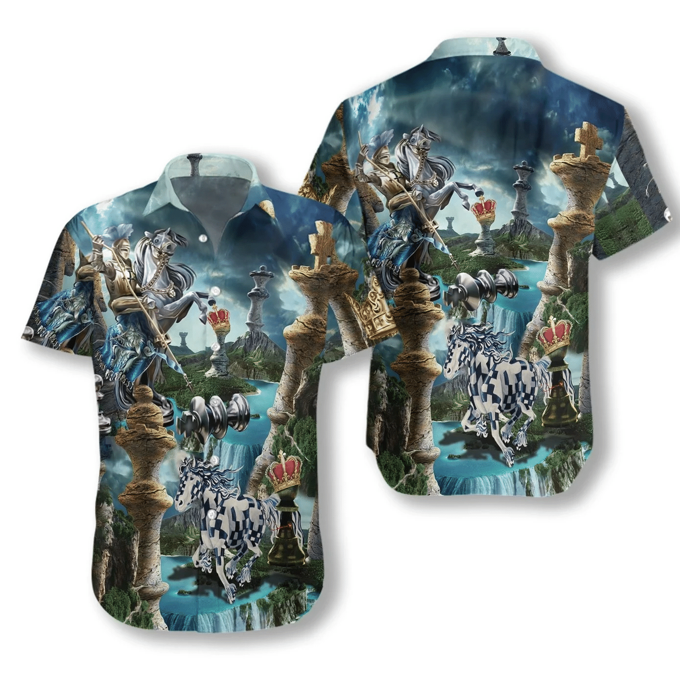 Knights Hawaiian Shirt  Unisex  Adult  Hw5117