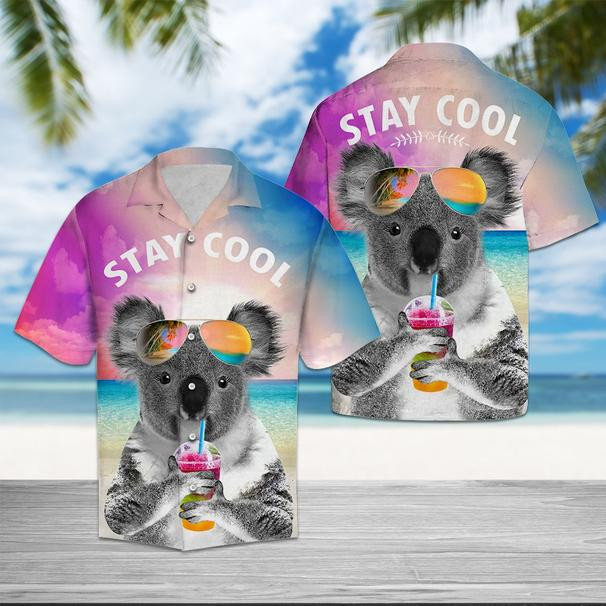 Koala Stay Cool Hawaiian Shirt  Unisex  Adult  Hw5486