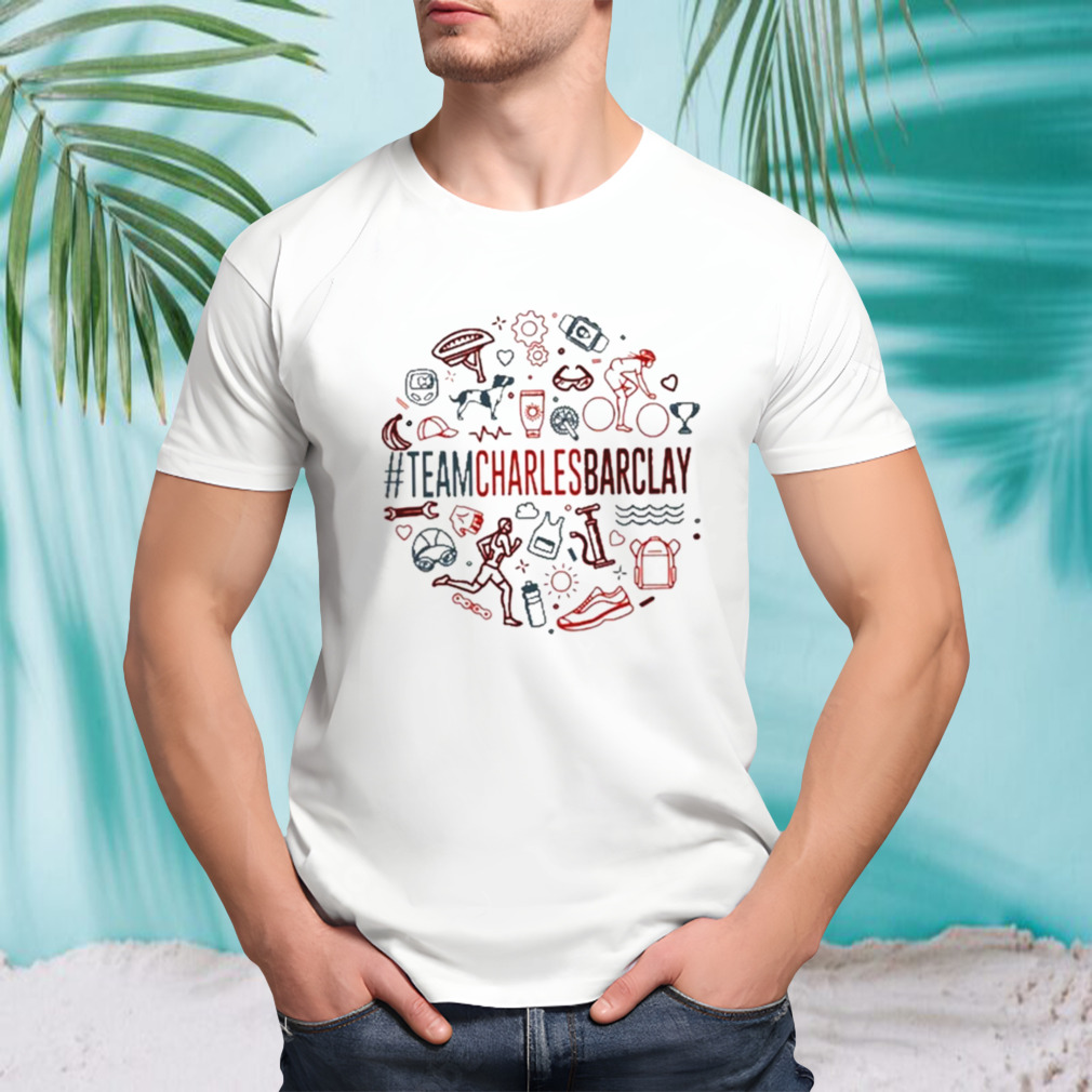 Team charles barclay white 2023 art design t-shirt
