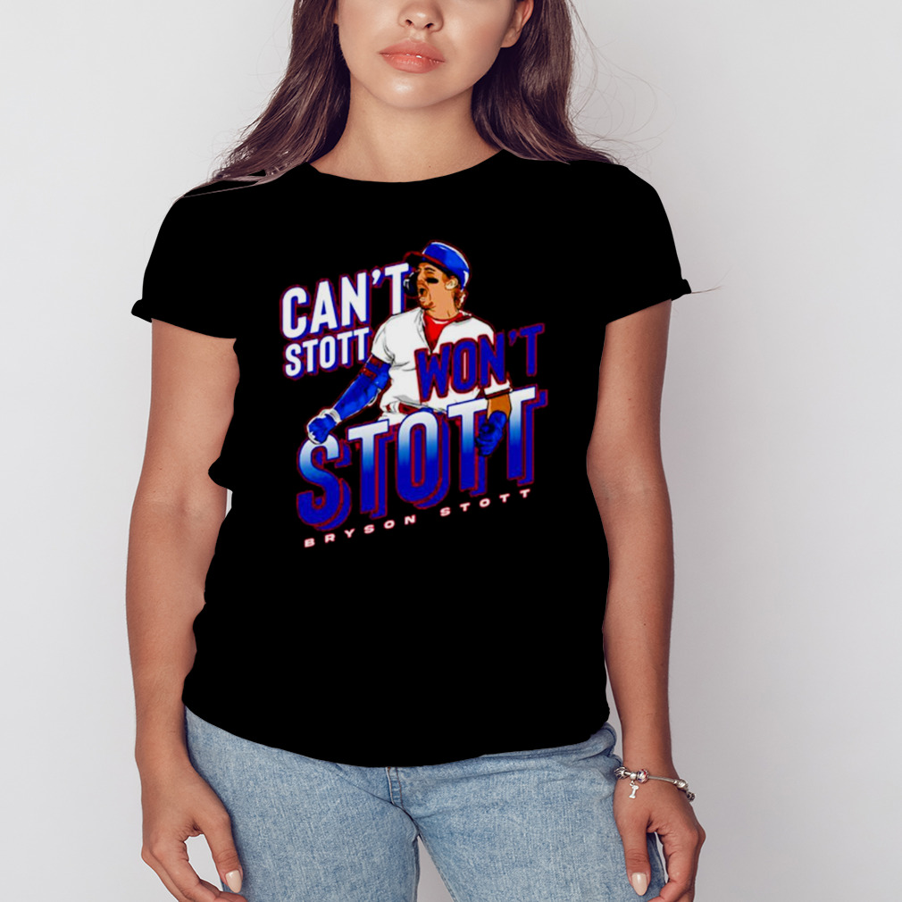 Bryson Stott Can'T Stott Won'T Stott Shirt - Peanutstee