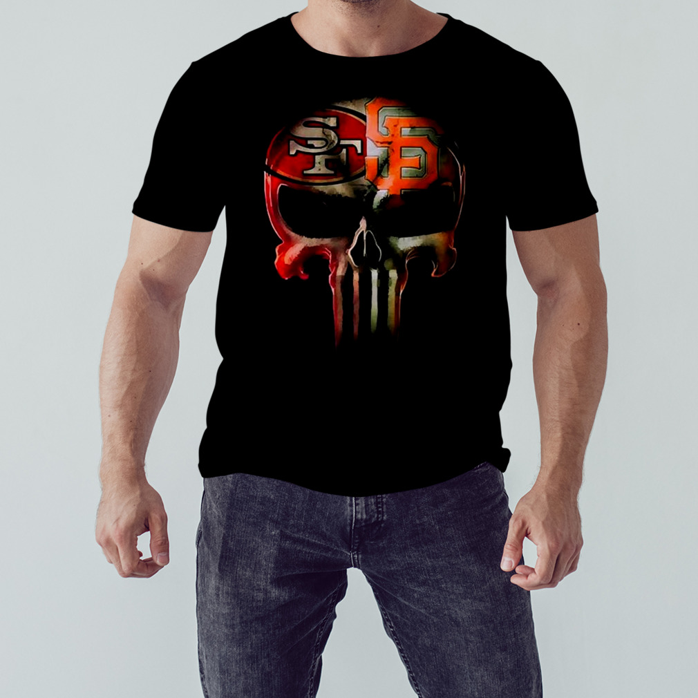 Skull San Francisco 49ers And San Francisco Giants t-shirt by To