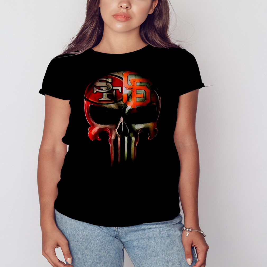 San Francisco Giants San Francisco 49ers Skull Shirt