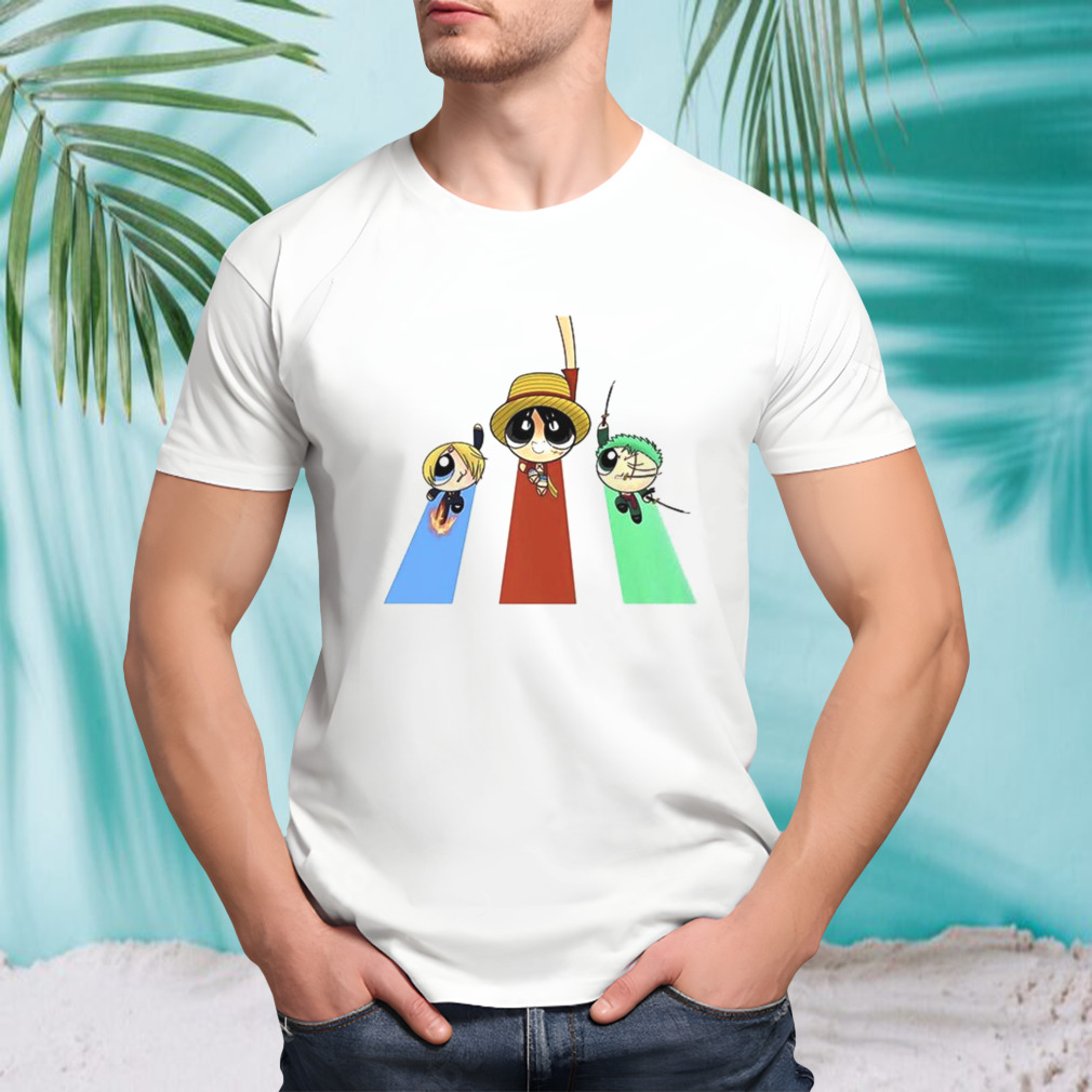 The Powerpuff Girls x One Piece Live Action Netflix T-Shirt