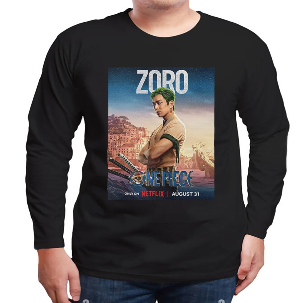 Zoro One Piece Netflix Live Action Poster 3D T-Shirt - Binteez