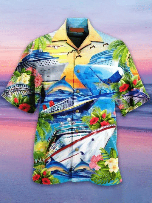 Yacht Tropical Hawaiian Shirt  Unisex  Adult  Hw3877