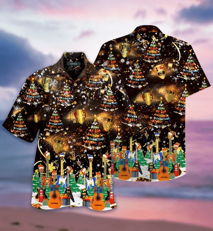 Yes I Speak Guitar Hawaiian Shirt  Unisex  Adult  Hw2064