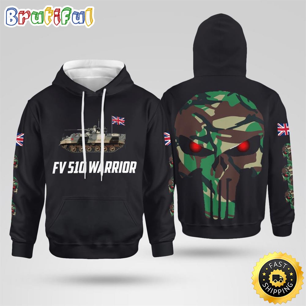 British Army FV 510 Warrior Hoodie 3D