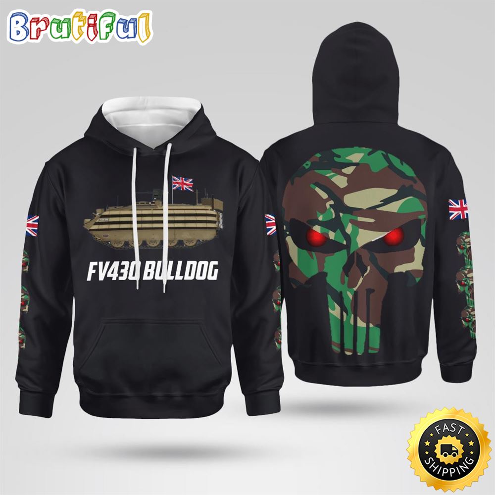 British Army FV430 Bulldog Hoodie 3D