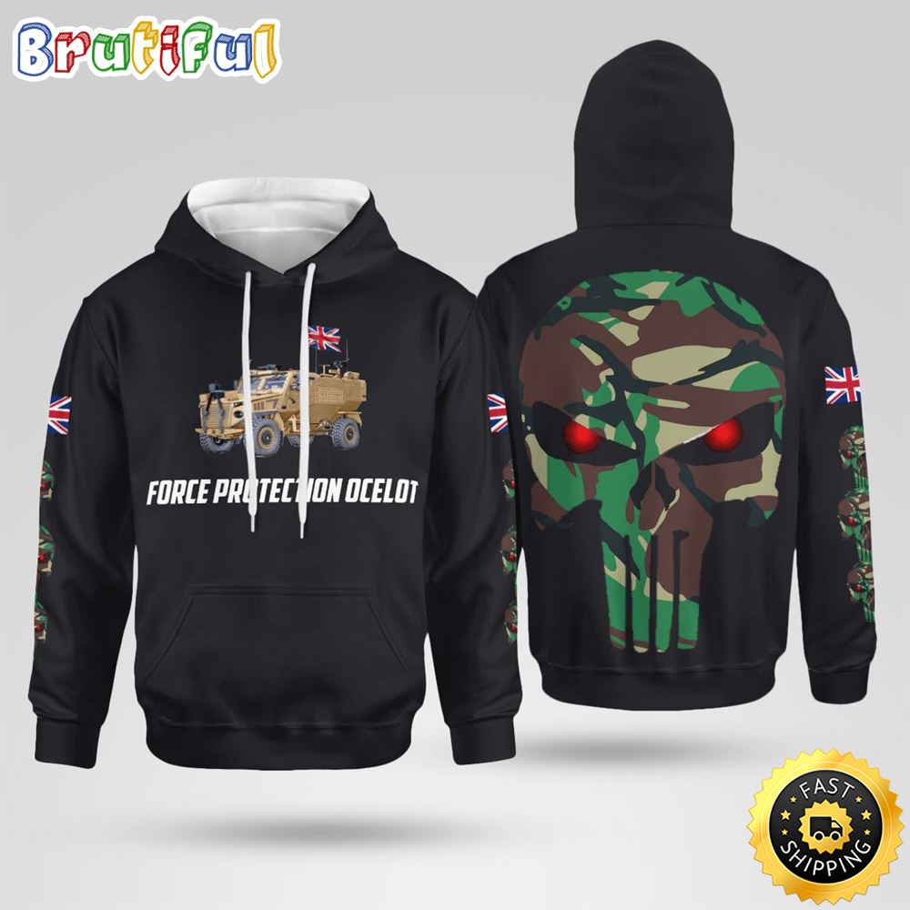 British Army Force Protection Ocelot Hoodie 3D