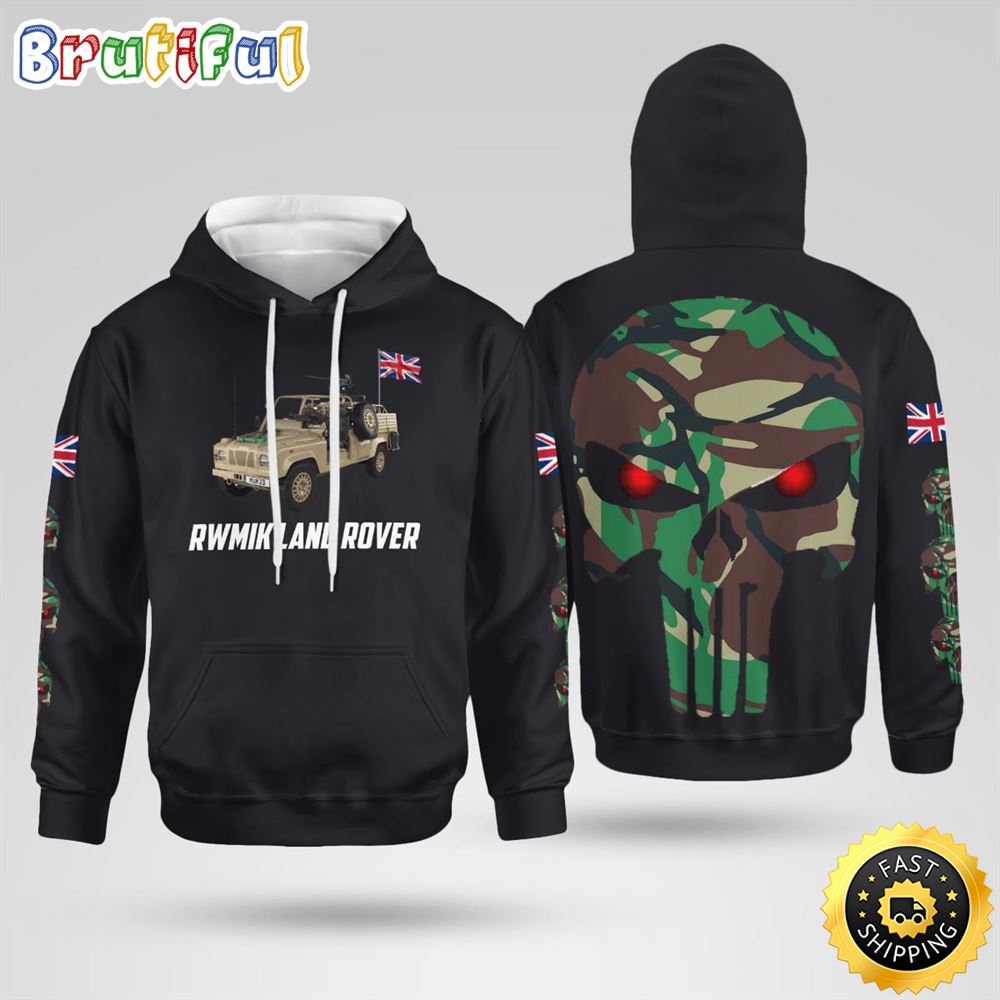 British Army RWMIK Land Rover Hoodie 3D