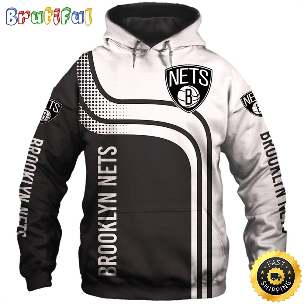 Brooklyn Nets Cheap Basketball For Dan 3d Hoodie