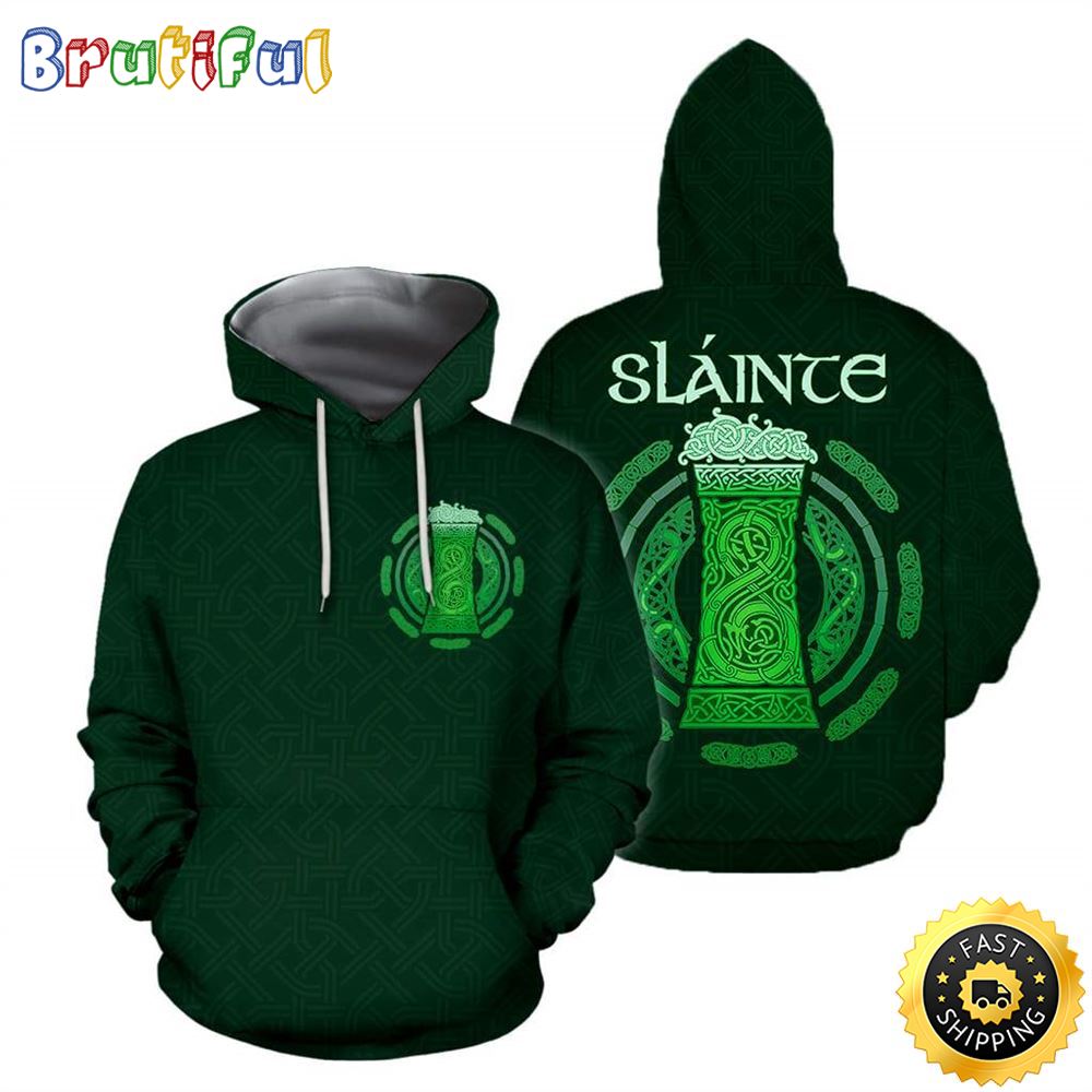 Celtic Knot Beer 3D All Over Print Shirt