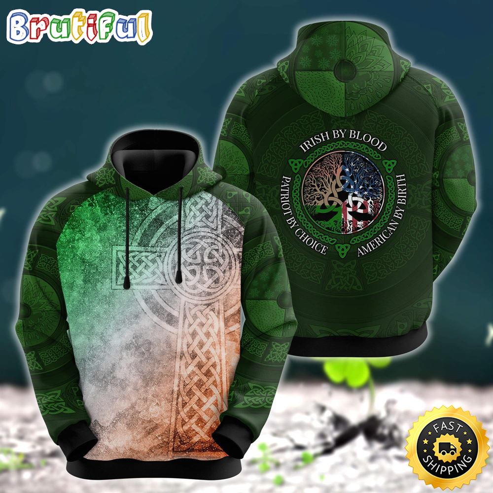 Celtic Knot Cross Tree Of Life 3D All Over Print Shirt