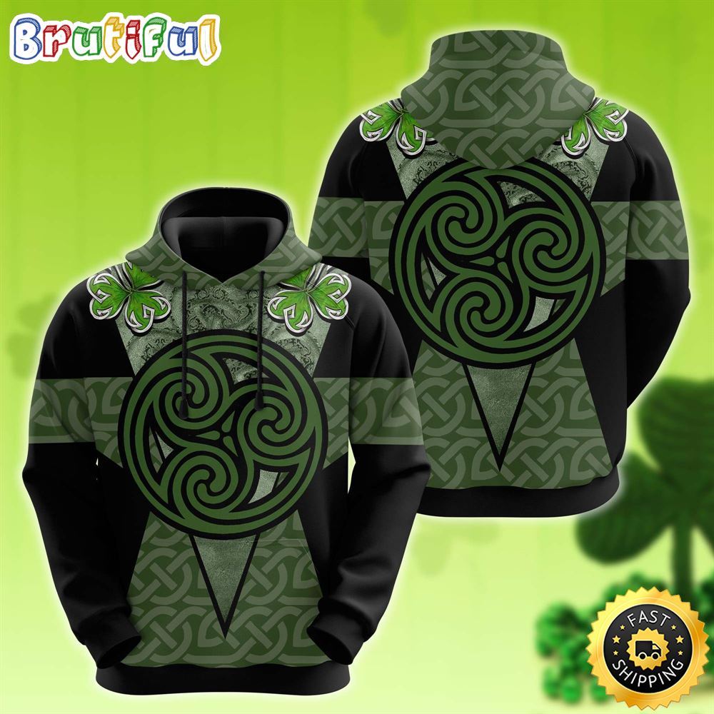 Celtic Shamrock Celtic Knot 3D All Over Print Shirt