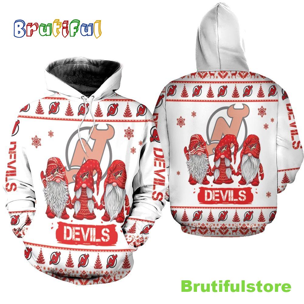 Christmas Gnomes New Jersey Devils Ugly Sweatshirt Christmas 3d All Over Print Shirt