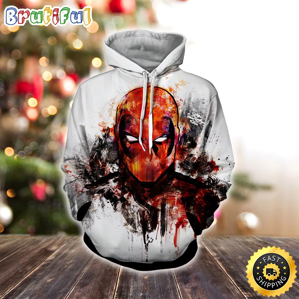 Deadpool Marvel Unique Style Fan Art Portrait Awesome Marvel Christmas All Over Print Shirt