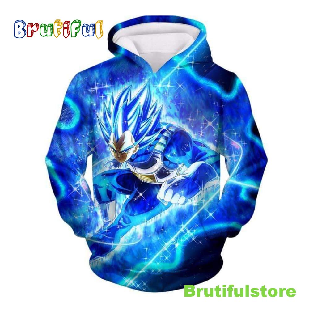 Dragon Ball Super Prince Vegeta Super Saiyan Blue Ultimate Anime Graphic Action All Over Print Shirt