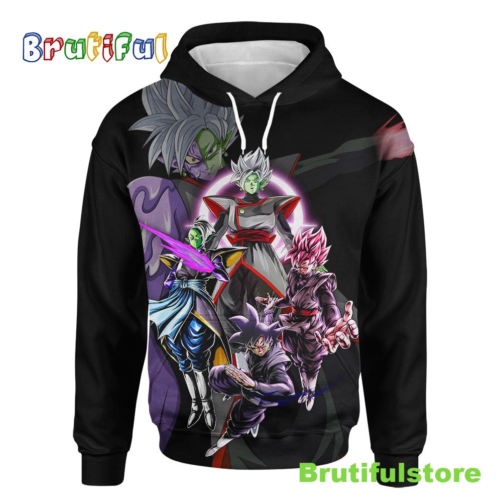 Dragon Ball Super Zamasu Goku Black Goku Rose Cool 3D All Over Print Shirt