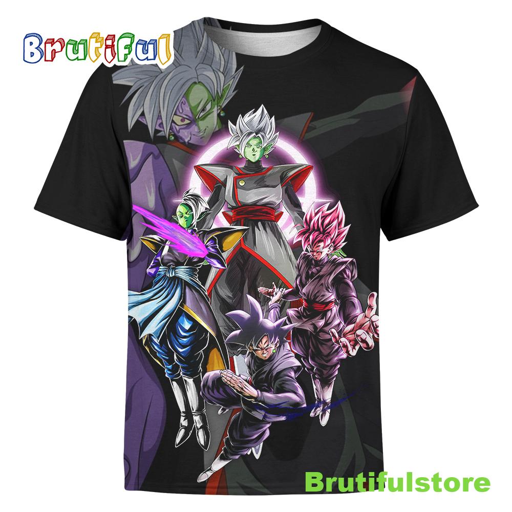 Dragon Ball Super Zamasu Goku Black Goku Rose Cool 3D All Over Print Shirt