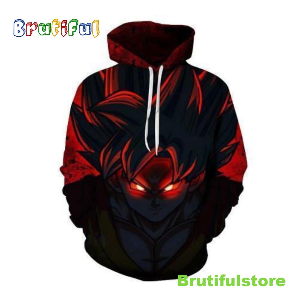 Dragon Ball Z Villainous Mode Goku Pullover All Over Print Shirt