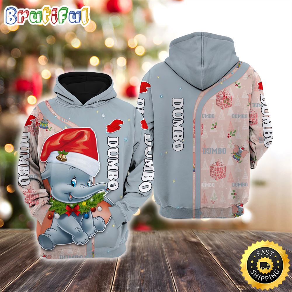 Dumbo Christmas Disney Christmas Hoodie All Over Print Shirts
